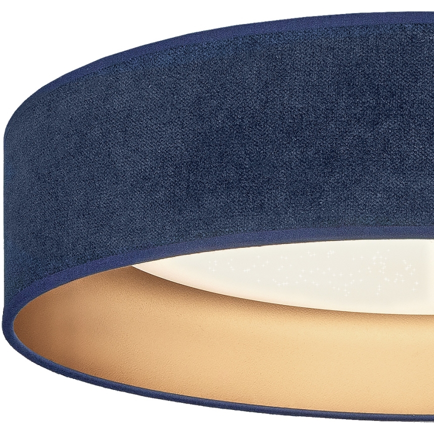 Brilagi - LED-dimbare plafondlamp VELVET SMARTIX STARS LED/36W/230V 3000-6000K Ø55 cm blauw/goud Wi-Fi Tuya Beacon + afstandsbediening