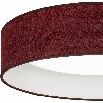 Brilagi - LED dimbare plafondlamp VELVET SMARTIX LED/24W/230V 3000-6000K Ø45 cm bordeaux Wi-Fi Tuya Beacon + afstandsbediening