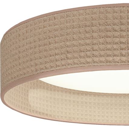 Brilagi - dimbare LED-plafondlamp VELVET SMARTIX LED/24W/230V 3000-6000K Ø 45 cm beige Wi-Fi Tuya Beacon + afstandsbediening