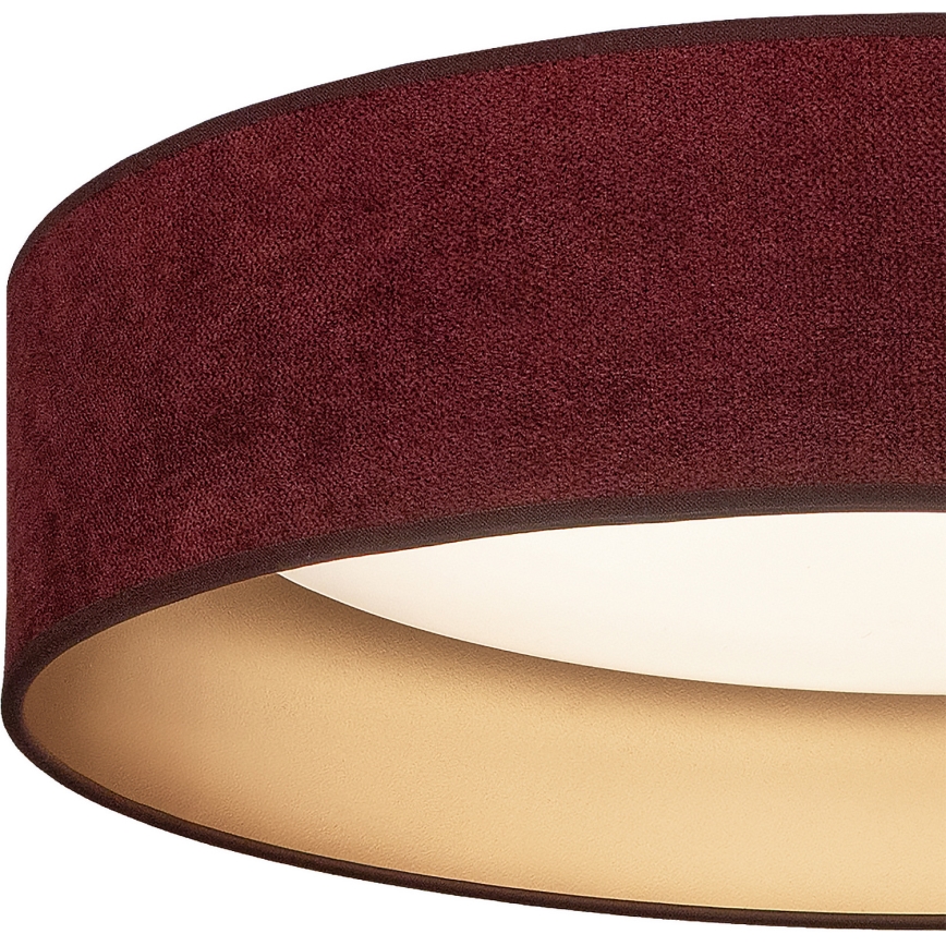 Brilagi - Dimbare LED-plafondlamp VELVET SMARTIX LED/36W/230V 3000-6000K Ø 55 cm bordeaux/goud Wi-Fi Tuya Beacon + afstandsbediening