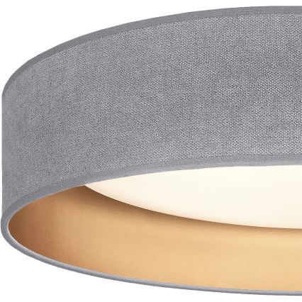 Brilagi - Dimbare LED-plafondlamp VELVET SMART VARI LED/24W/230V 3000-6500K Ø 45 cm grijs/goud + afstandsbediening