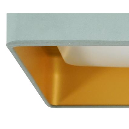Brilagi - LED-dimbare plafondlamp VELVET SQUARE SMART LED/36W/230V 60x60 cm 2700-6500K Wi-Fi Tuya + afstandsbediening mintgroen