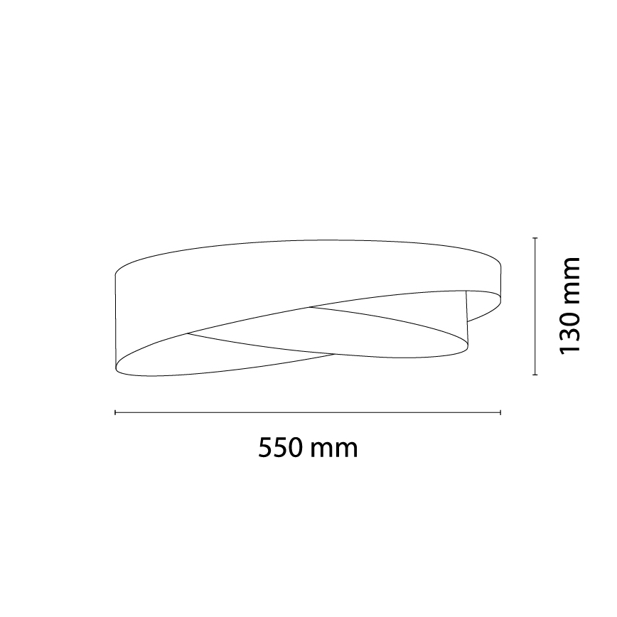 BRILAGI - LED dimbare plafondlamp VELVET TWIST LED/36W/230V 3000-6000K Ø 65 cm Wi-Fi Tuya Beacon beige + afstandsbediening