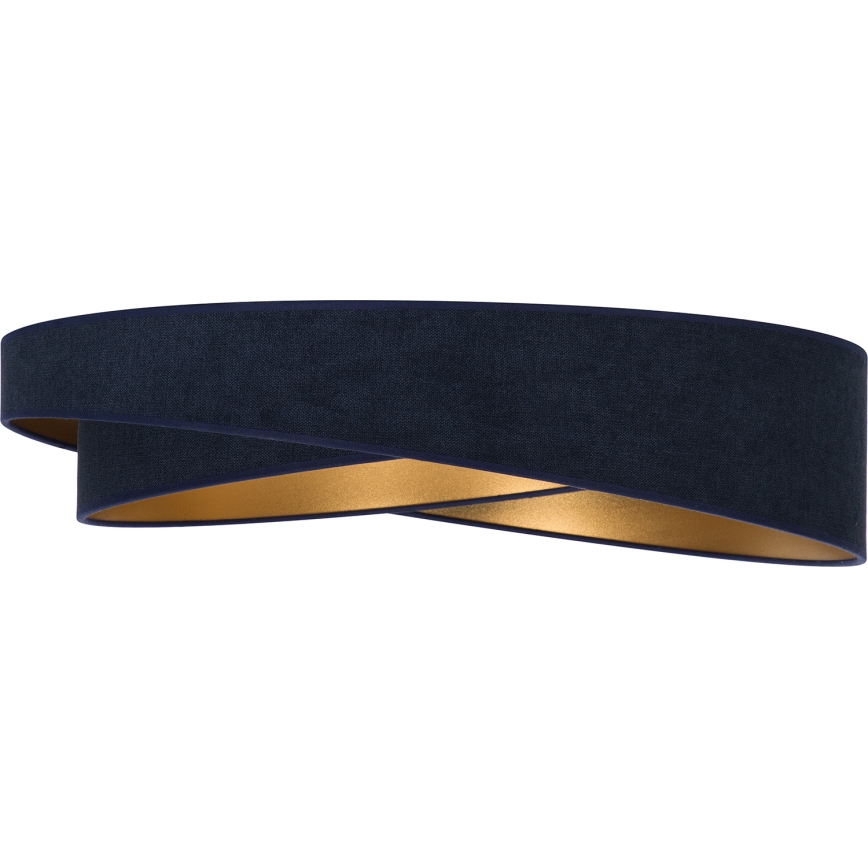 BRILAGI - dimbare LED-plafondlamp VELVET TWIST LED/36W/230V 3000-6000K Ø 65 cm Wi-Fi Tuya Beacon blauw/goud + afstandsbediening