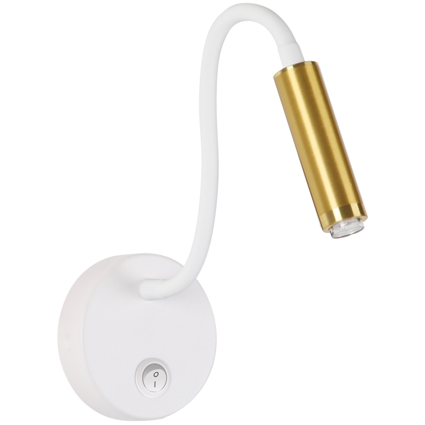 Brilagi - LED Dimbaar flexibel wand lamp MAYA 1xG9/4W/230V wit/goud 2700-6500K Wi-Fi Tuya