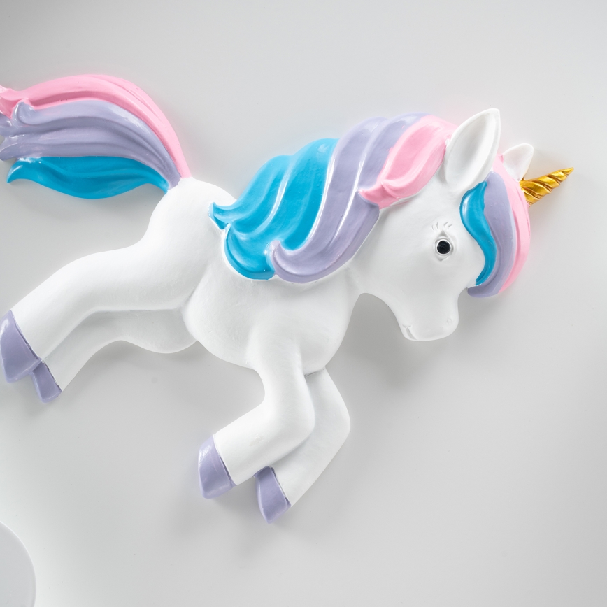 Brilagi - Dimbare LED-plafondlamp voor kinderen UNICORN LED/68W/230V 3000-6000K Ø 49 cm + afstandsbediening