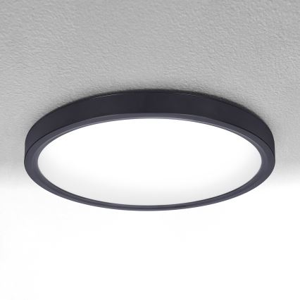 Brilagi - Dimbare LED plafondlamp ESTELA LED/36W/230V 3000-6500K ø 30 cm zwart + afstandsbediening