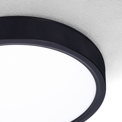 Brilagi - Dimbare LED plafondlamp ESTELA LED/36W/230V 3000-6500K ø 30 cm zwart + afstandsbediening
