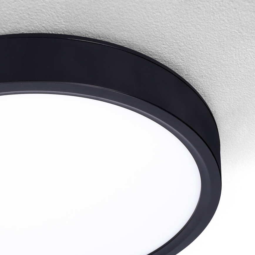 Brilagi - Dimbare LED plafondlamp ESTELA LED/36W/230V 3000-6500K ø 30 cm zwart + afstandsbediening