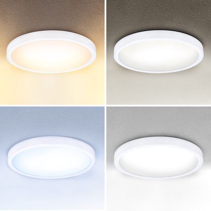 Brilagi - Dimbare LED plafondlamp ESTELA LED/36W/230V 3000-6500K ø 30 cm wit + afstandsbediening