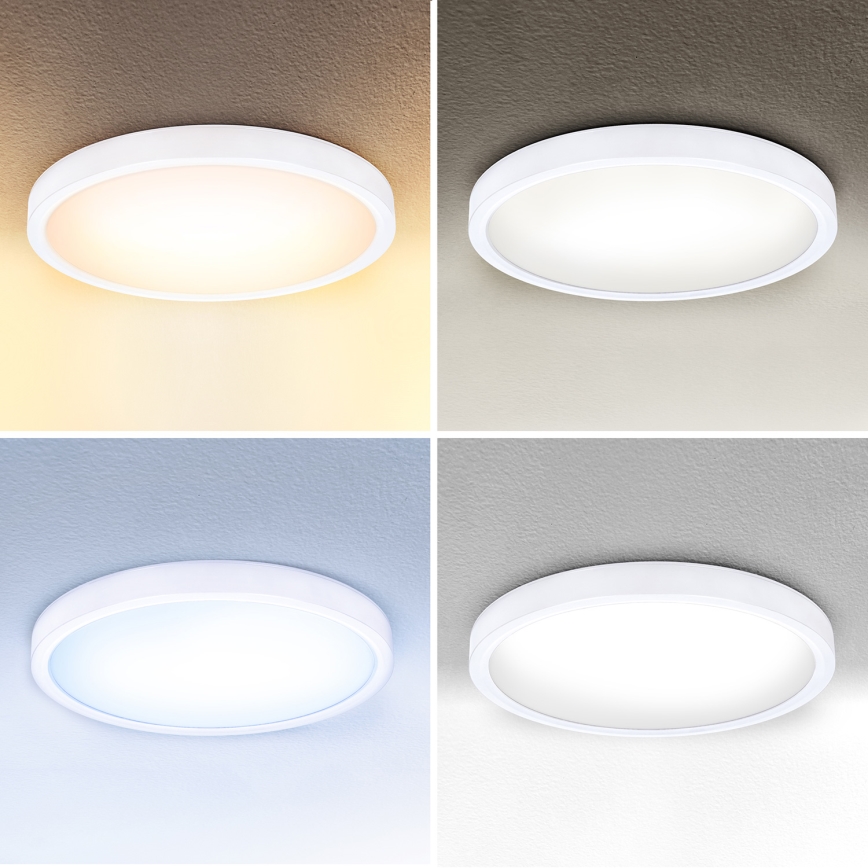 Brilagi - Dimbare LED plafondlamp ESTELA LED/36W/230V 3000-6500K ø 30 cm wit + afstandsbediening