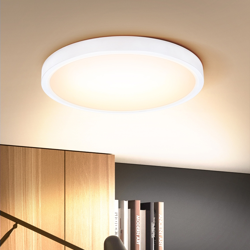 Brilagi - Dimbare LED plafondlamp ESTELA LED/36W/230V 3000-6500K ø 30 cm wit + afstandsbediening