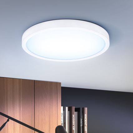 Brilagi - Dimbare LED plafondlamp ESTELA LED/36W/230V 3000-6500K ø 30 cm wit + afstandsbediening