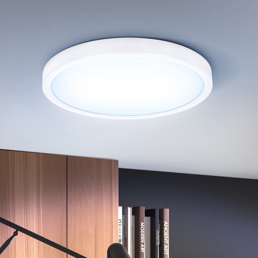 Brilagi - Dimbare LED plafondlamp ESTELA LED/36W/230V 3000-6500K ø 30 cm wit + afstandsbediening