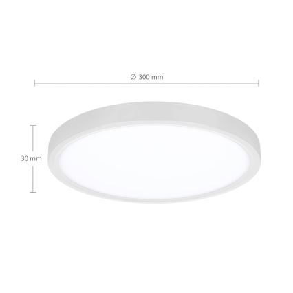 Brilagi - Dimbare LED plafondlamp ESTELA LED/36W/230V 3000-6500K ø 30 cm wit + afstandsbediening