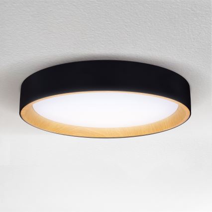 Brilagi - Dimbare LED plafondlamp LARIOS LED/60W/230V 3000-6500K ø 49 cm zwart + afstandsbediening
