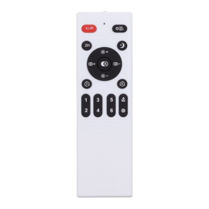Brilagi - LED Dimbare plafondlamp met ventilator LED/30W/230V 3000-6500K zwart/eiken + afstandsbediening