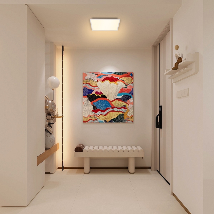 Brilagi - Dimbare LED plafondlamp SLIMFRAME LED/25W/230V 30x30 cm 3000-6000K wit + afstandsbediening