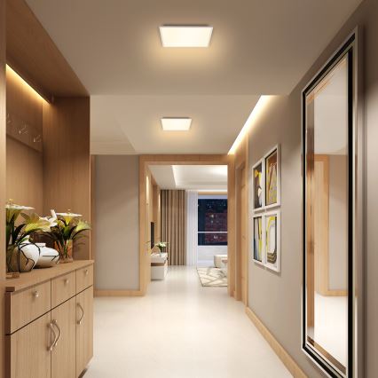 Brilagi - Dimbare LED plafondlamp SLIMFRAME LED/25W/230V 30x30 cm 3000-6000K wit + afstandsbediening