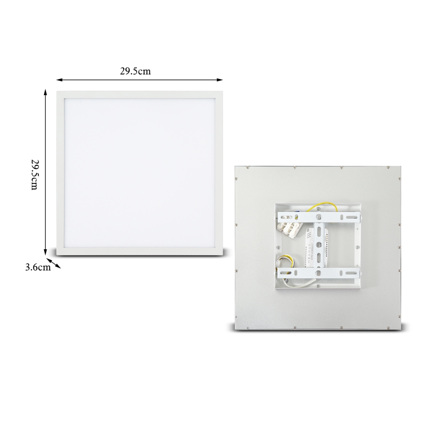 Brilagi - Dimbare LED plafondlamp SLIMFRAME LED/25W/230V 30x30 cm 3000-6000K wit + afstandsbediening