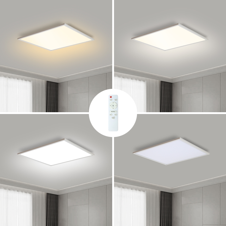 Brilagi - Dimbare LED Plafondlamp SLIMFRAME LED/36W/230V 45x45 cm 3000-6000K wit + afstandsbediening