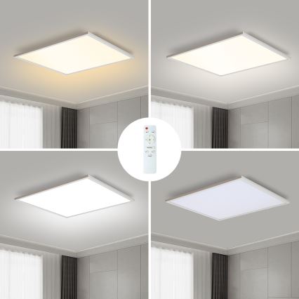 Brilagi - Dimbare LED Plafondlamp SLIMFRAME LED/58W/230V 60x60 cm 3000-6000K wit + afstandsbediening