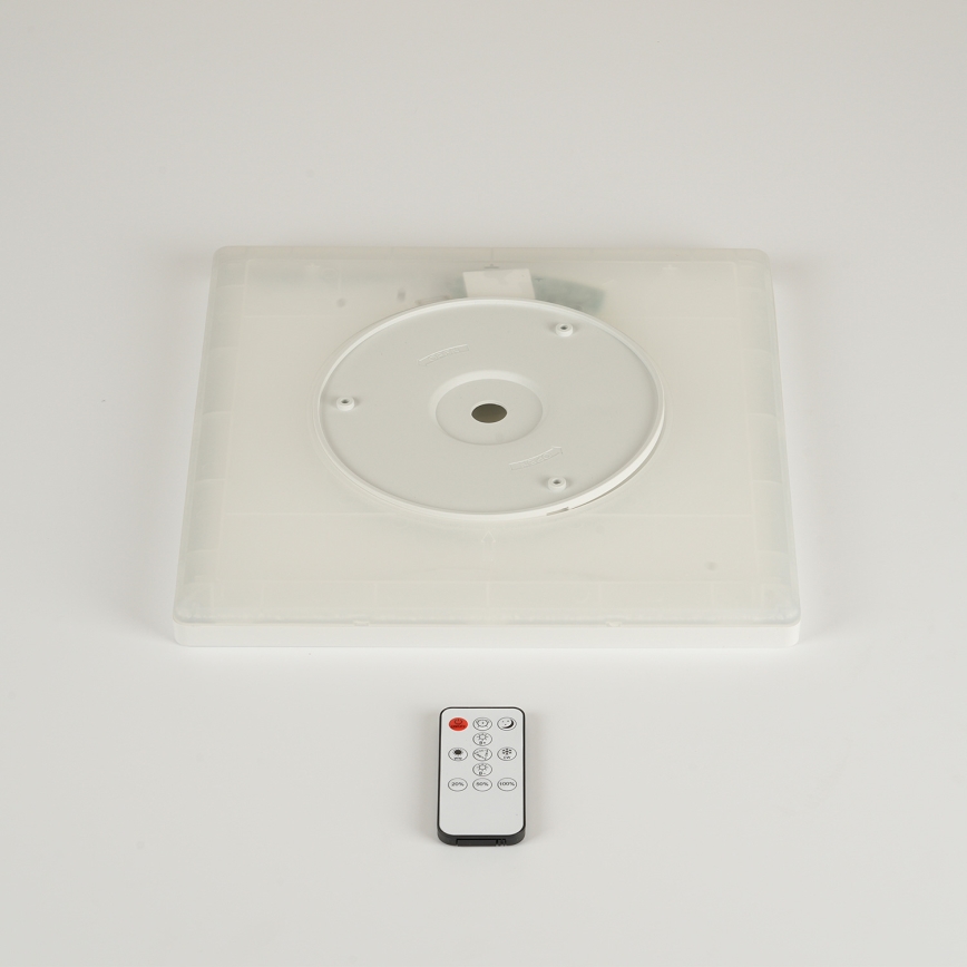 Brilagi - Dimbare LED plafondlamp ULTRA SLIM LED/18W/230V 2700-6500K 30x30 cm wit + afstandsbediening