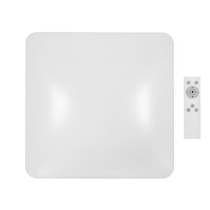 Brilagi - Dimbare LED plafondlamp VELVET SQUARE LED/24W/230V 3000/4000/6500K + afstandsbediening crème