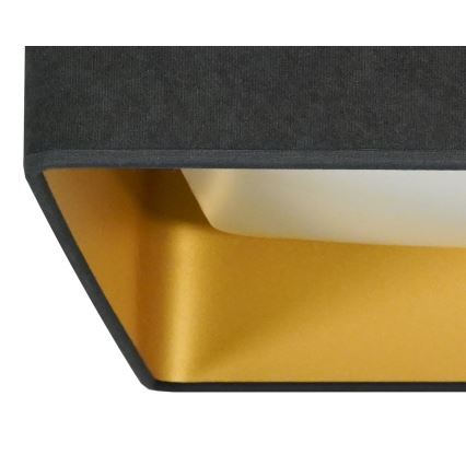 Brilagi - Dimbare LED plafondlamp VELVET SQUARE SMART LED/36W/230V 2700-6500K Wi-Fi Tuya + afstandsbediening grijs