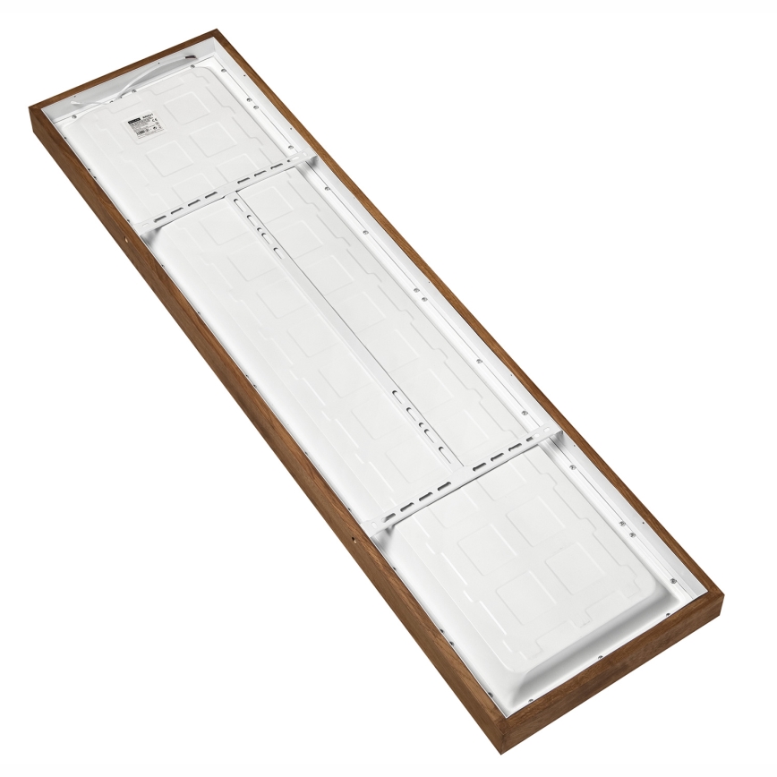 Brilagi - LED Dimbare badkamer plafondverlichting WOODY FRAME LED/50W/230V eiken kers 120x30 cm 3000-6000K IP44 + afstandsbediening