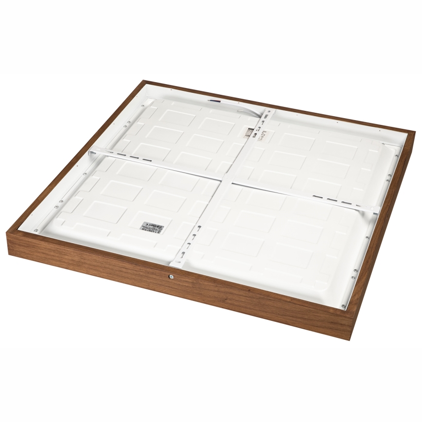 Brilagi - LED Dimbare badkamer plafondverlichting WOODY FRAME LED/50W/230V eiken kers 60x60 cm 3000-6000K IP44 + afstandsbediening