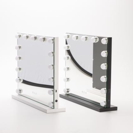 Brilagi - LED dimbare make-up spiegel HOLLYWOOD LED/15W/230V 3000/4000/6500K