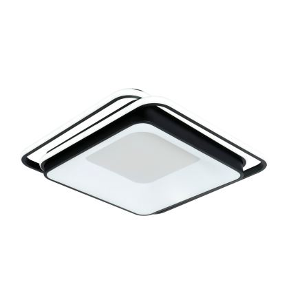 Brilagi - Dimbare LED plafondlamp IRIS LED/102W/230V 3000-6000K 50x50 cm zwart + afstandsbediening