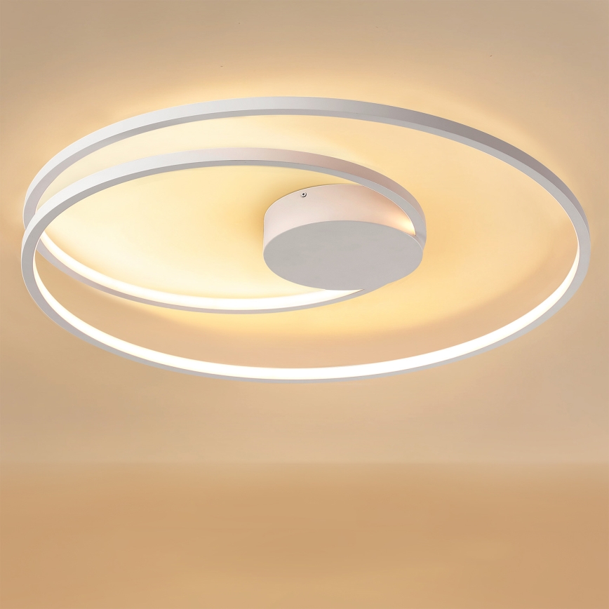 Brilagi - LED dimbare plafondlamp TWISTER LED/105W/230V 3000-6000K Ø 100 cm wit + afstandsbediening