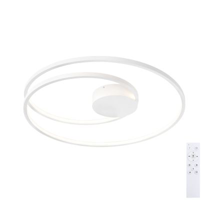 Brilagi - Dimbare LED-plafondlamp TWISTER LED/75W/230V 3000-6000K Ø 70 cm wit + afstandsbediening