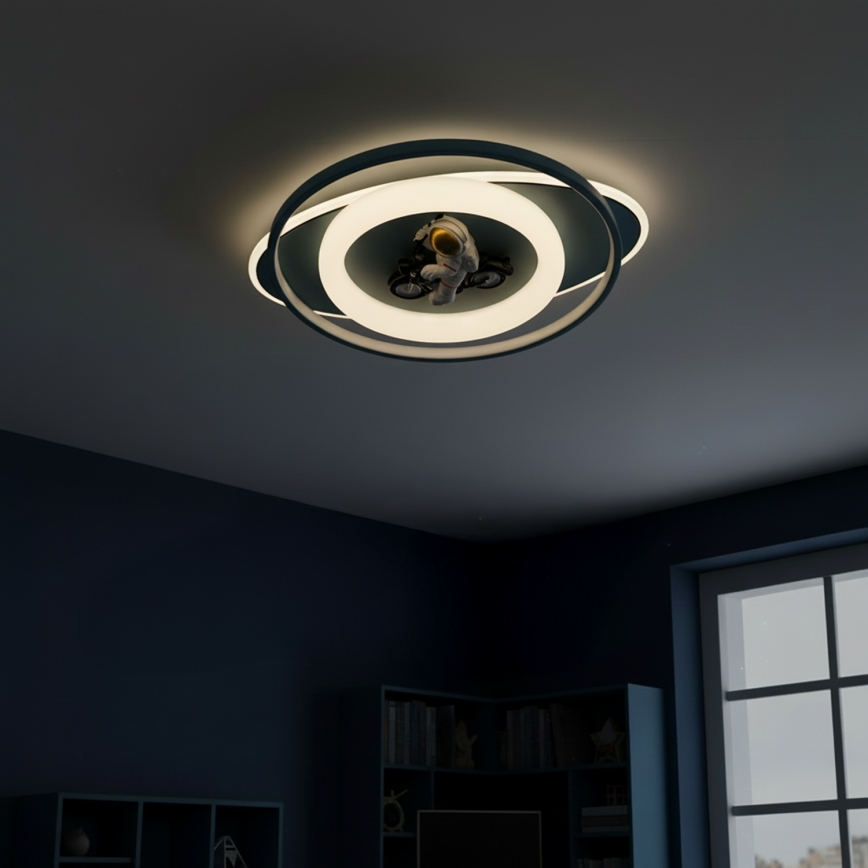Brilagi - LED-dimbare kinderplafondlamp ASTRO LED/68W/230V 3000-6000K + afstandsbediening