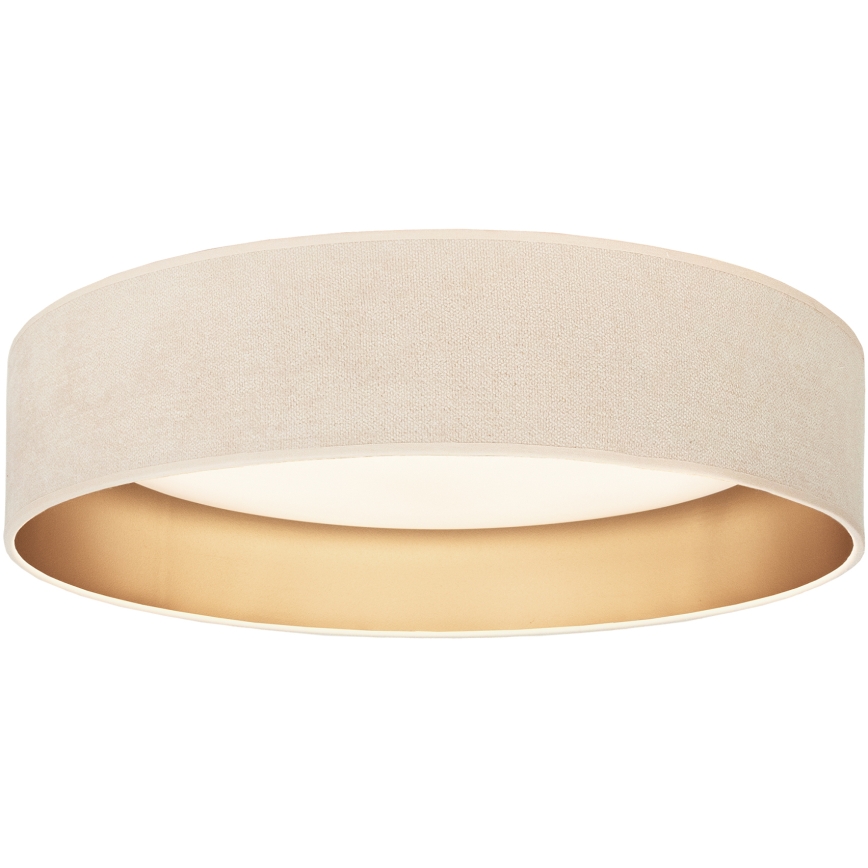 Brilagi - LED dimbare plafondlamp VELVET SMARTIX LED/24W/230V 3000-6000K Ø 45 cm crème/goud Wi-Fi Tuya Beacon + afstandsbediening
