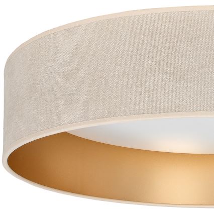 Brilagi - LED dimbare plafondlamp VELVET SMARTIX LED/24W/230V 3000-6000K Ø 45 cm crème/goud Wi-Fi Tuya Beacon + afstandsbediening