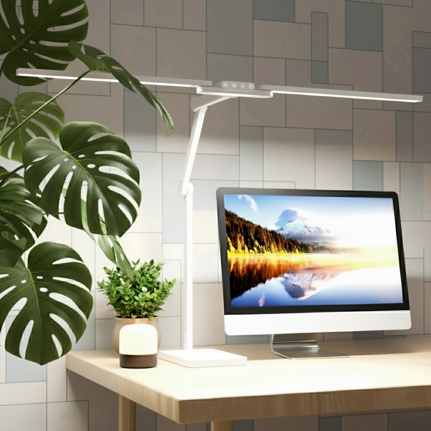 Brilagi - LED-dimbare tafellamp VARIO met aanraakbediening LED/24W/230V 3000-6500K CRI 92 wit