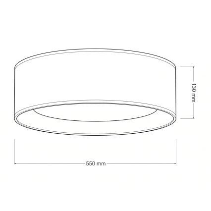 Brilagi - LED dimbare plafondlamp VELVET SMARTIX STARS LED/36W/230V 3000-6000K Ø 55 cm bruin/goud Wi-Fi Tuya Beacon + afstandsbediening