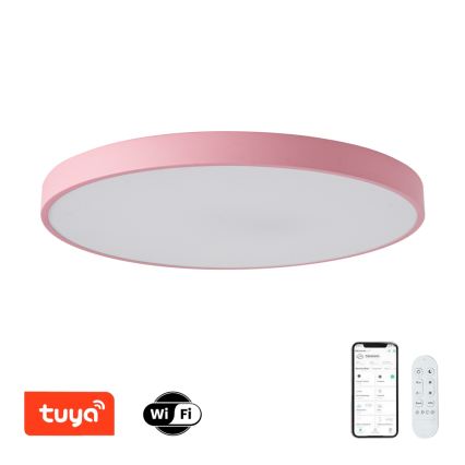 Brilagi - Dimbare LED-armatuur POOL SMART LED/100W/230V Ø 80 cm 3000-6000K Wi-Fi Tuya + afstandsbediening roze