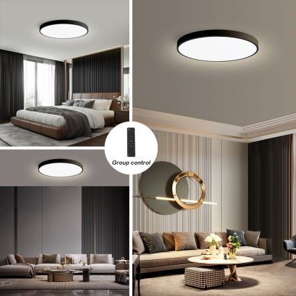 Brilagi - LED dimbare plafondlamp POOL SMART LED/128W/230V 3000-6000K Ø 100 cm Wi-Fi Tuya + afstandsbediening