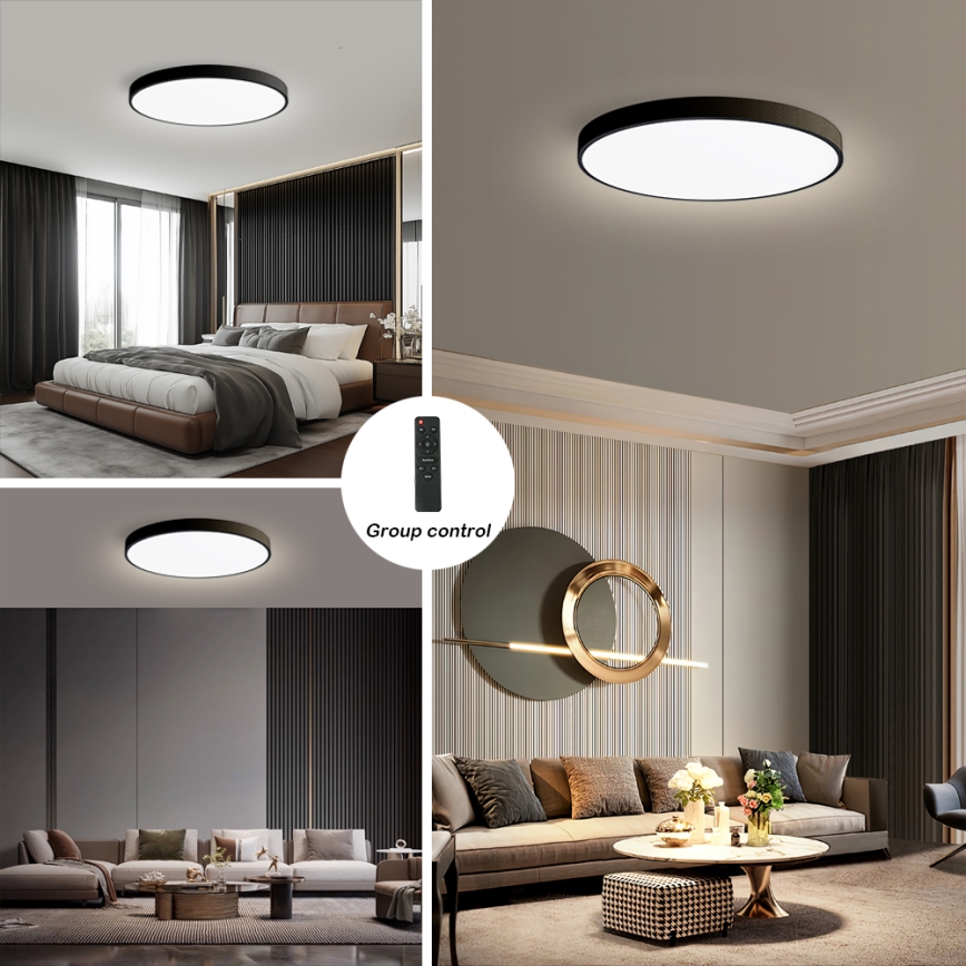 Brilagi - LED dimbare plafondlamp POOL SMART LED/128W/230V 3000-6000K Ø 100 cm Wi-Fi Tuya + afstandsbediening