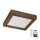 Brilagi - LED Dimbare badkamer plafondverlichting WOODY FRAME LED/24W/230V eiken 30x30 cm 3000-6000K IP44 + afstandsbediening