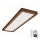 Brilagi - LED Dimbare badkamer plafondverlichting WOODY FRAME LED/50W/230V eiken kers 120x30 cm 3000-6000K IP44 + afstandsbediening
