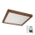 Brilagi - LED Dimbare badkamer plafondverlichting WOODY FRAME LED/50W/230V eiken kers 60x60 cm 3000-6000K IP44 + afstandsbediening