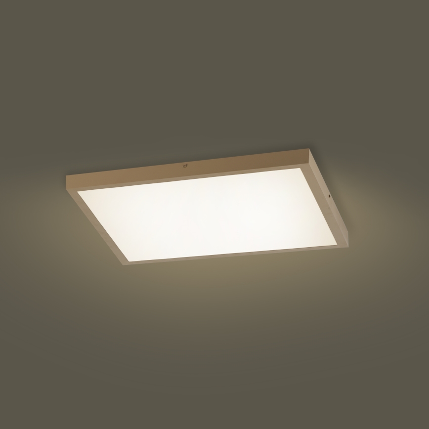 Brilagi - LED-dimbare badkamerplafondlamp FRAME SMART LED/50W/230V 60x60 cm 3000-6000K IP44 beige + afstandsbediening
