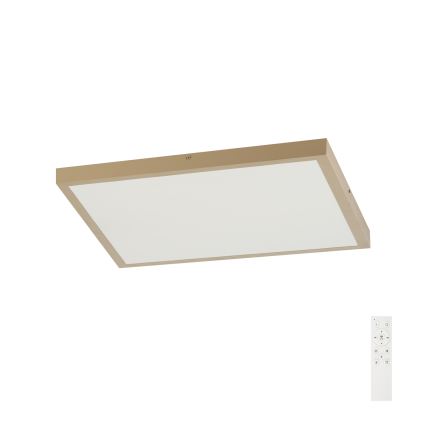 Brilagi - LED-dimbare badkamerplafondlamp FRAME SMART LED/50W/230V 60x60 cm 3000-6000K IP44 beige + afstandsbediening