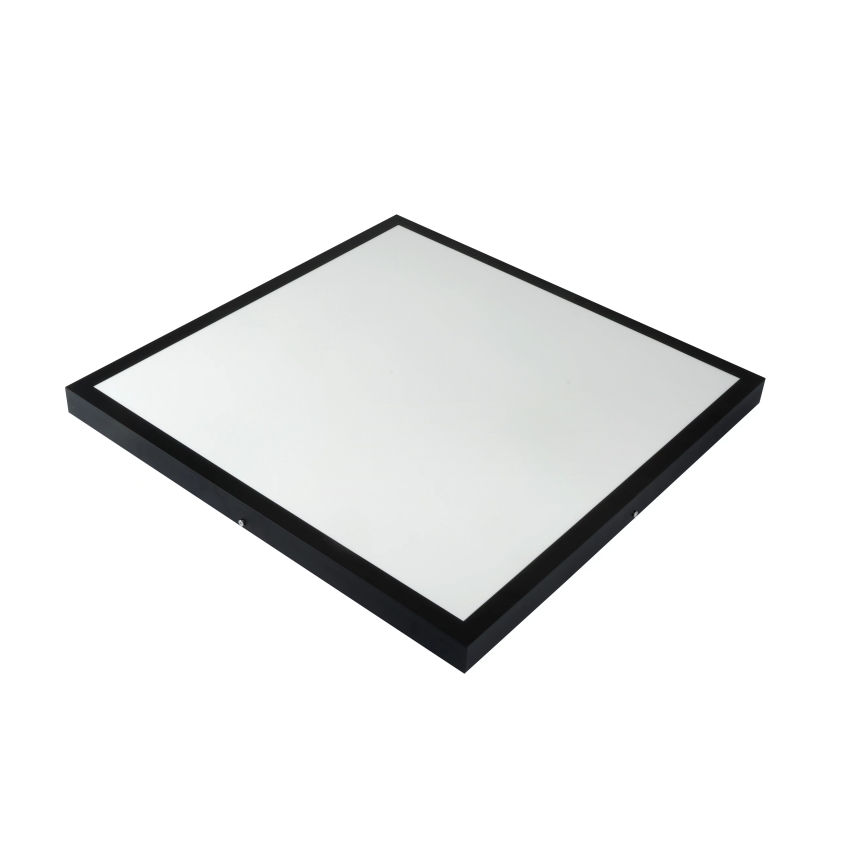 Brilagi - Dimbare LED-plafondlamp voor badkamer FRAME SMART LED/50W/230V 60x60 cm 3000-6000K IP44 zwart + afstandsbediening