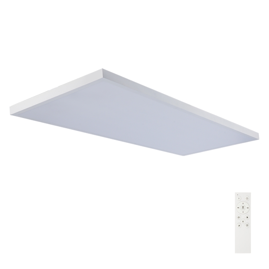 Brilagi - LED-dimbare plafondlamp voor badkamer FRAME SMART LED/96W/230V 120x60 cm 3000-6000K IP44 wit + afstandsbediening